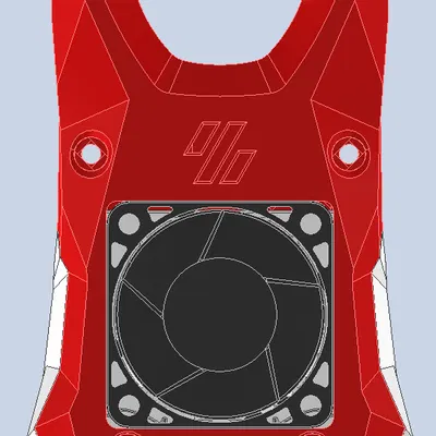 Stealthburner gắn quạt Volcano V6 và/hoặc quạt 4020