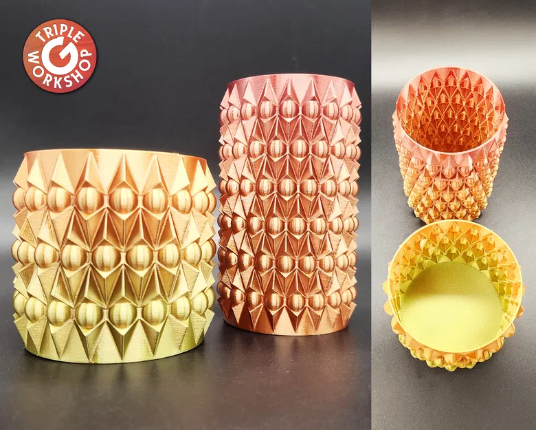 Chậu Hoa Hình Tàu Thăm Dò Alien Kiểu Xoắn Ốc - Image 1