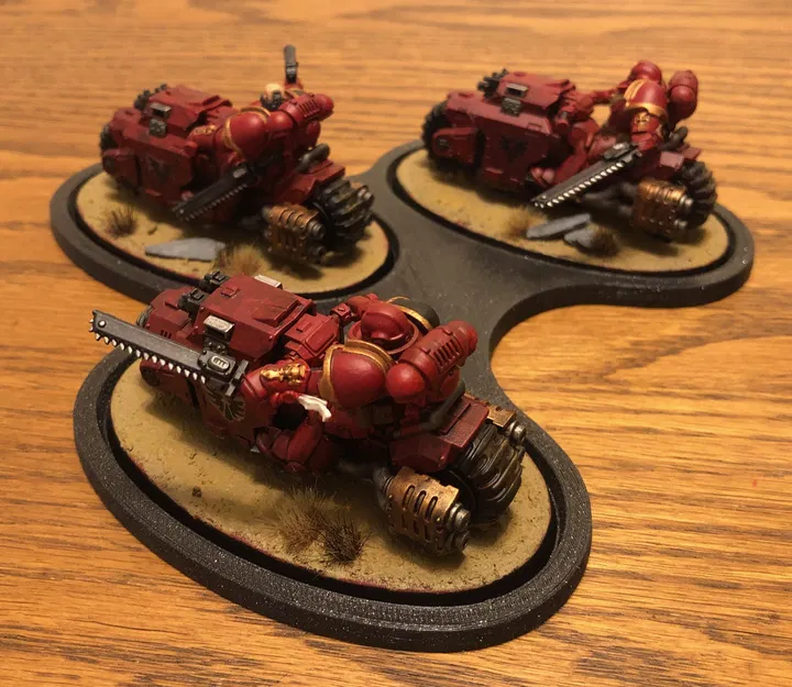 Đế Đội Hình 3 Mô Hình - Oval 90mm - Warhammer - Image 3