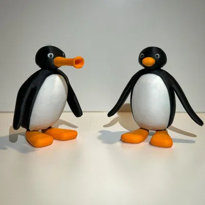 Pingu tô màu cho Bambu AMS và Prusa MMU