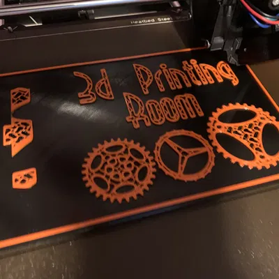 Biển Phòng Máy In 3D