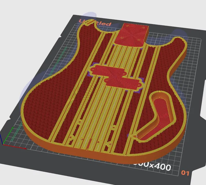 Magneto-X Bass Guitar - Đàn Guitar Bass In 3D - Image 3