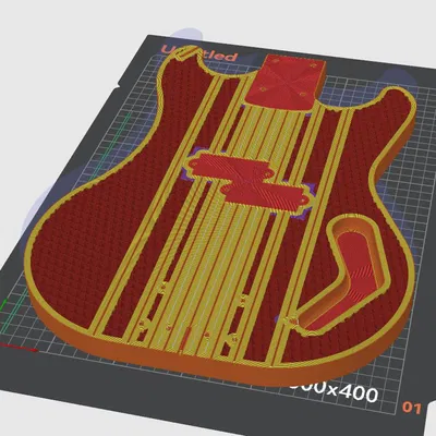 Magneto-X Bass Guitar - Đàn Guitar Bass In 3D