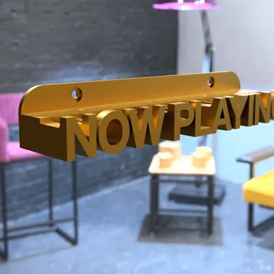 Giá đỡ đĩa than 'Now Playing'