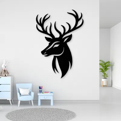 Tượng Nai Treo Tường ||