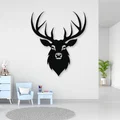 Tranh Gỗ Nai 2D Treo Tường - Thumbnail 1
