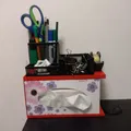 Kệ Đựng Đồ Để Bàn Có Chỗ Để Hộp Khăn Giấy - Thumbnail 3