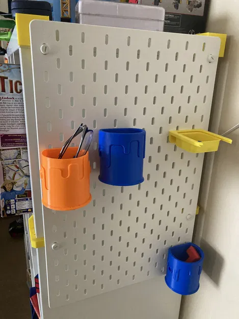 SKALLAX-DIS: Mount pegboard IKEA SKADIS cho kệ KALLAX - Image 1