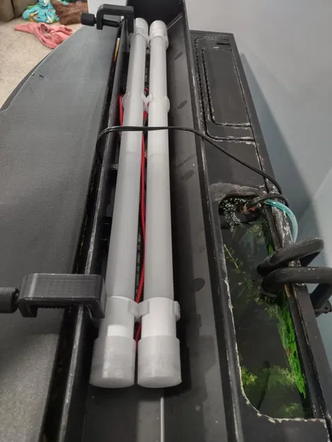 Chụp đèn đôi T8 cho bể cá và nắp đậy - Image 2