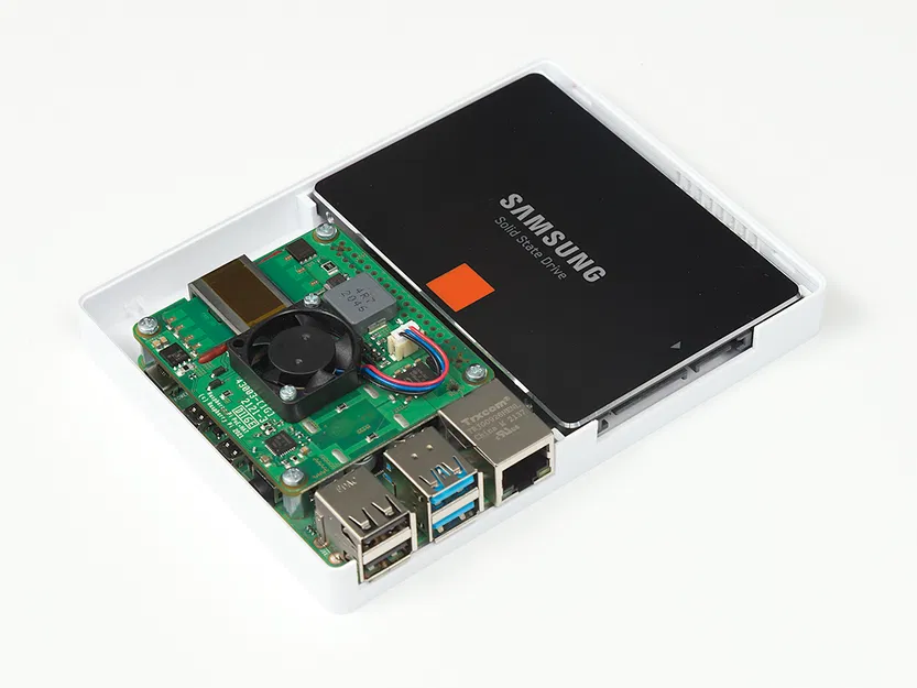 Vỏ Case Pi4 PoE+ SSD - Image 2