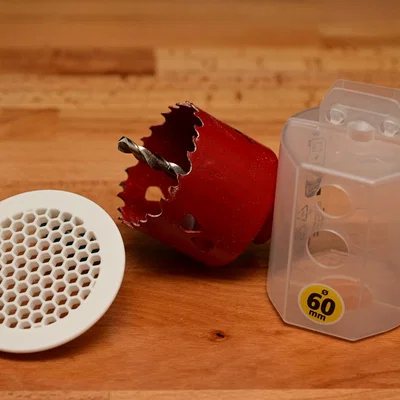 Lưới thông gió 60mm họa tiết lục giác