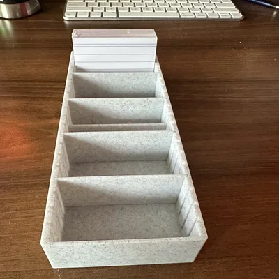 Hộp đựng thẻ ghi nhớ (DIN A8) có vách ngăn linh hoạt