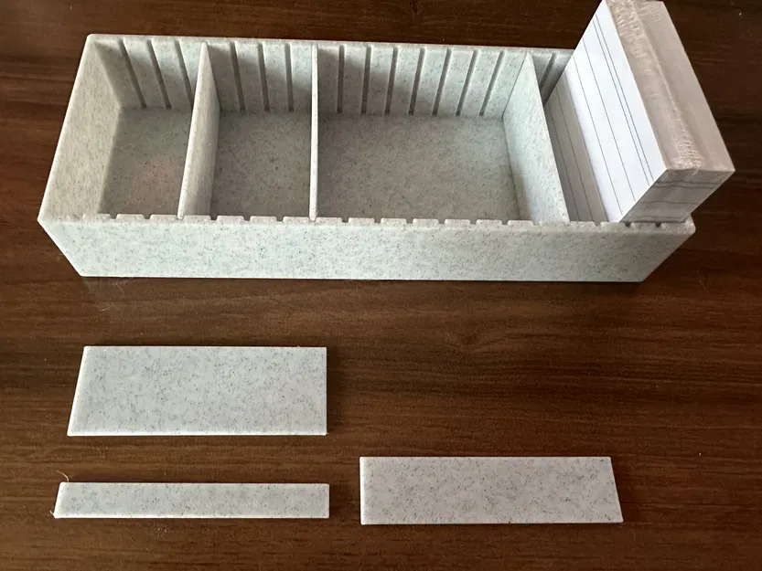 Hộp đựng thẻ ghi nhớ (DIN A8) có vách ngăn linh hoạt - Image 2