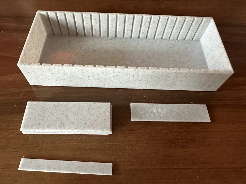 Hộp đựng thẻ ghi nhớ (DIN A8) có vách ngăn linh hoạt - Image 4