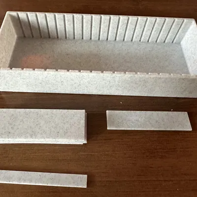 Hộp đựng thẻ ghi nhớ (DIN A8) có vách ngăn linh hoạt