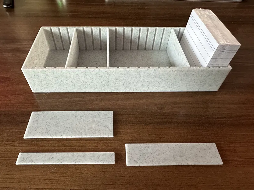 Hộp đựng thẻ ghi nhớ (DIN A8) có vách ngăn linh hoạt - Image 5