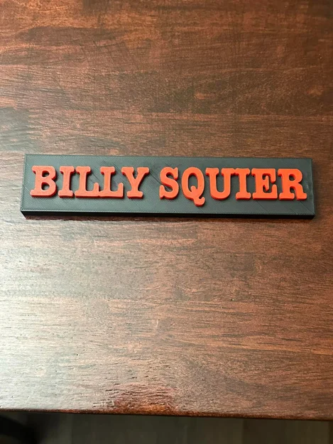 Biển Ban nhạc Billy Squire Thập Niên 80 - Image 1