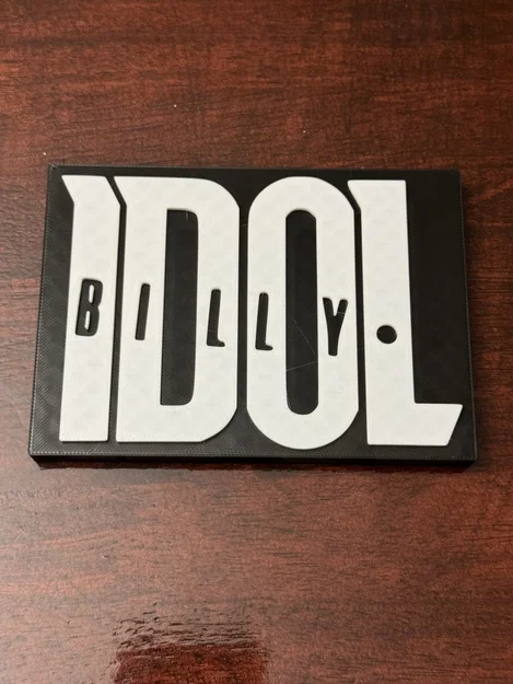 Biển Tên Ban Nhạc Billy Idol - Image 1