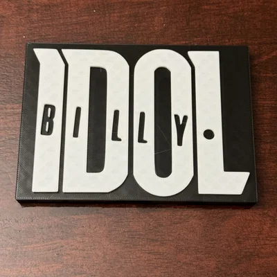 Biển Tên Ban Nhạc Billy Idol