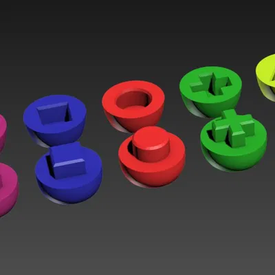 Bộ trứng đồ chơi cho bé tập nhận biết hình dạng