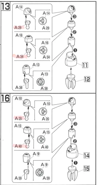 Khớp cầu thay thế cho HG 1/144 Z'GOK - Image 5
