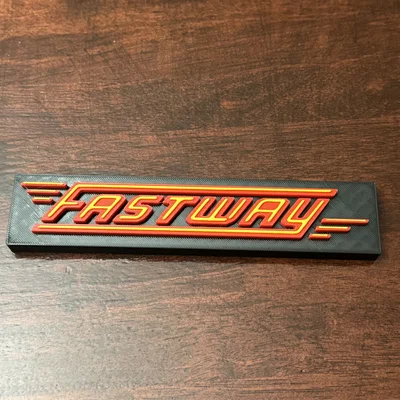 Biển Nhạc Rock "Fastway 80's"