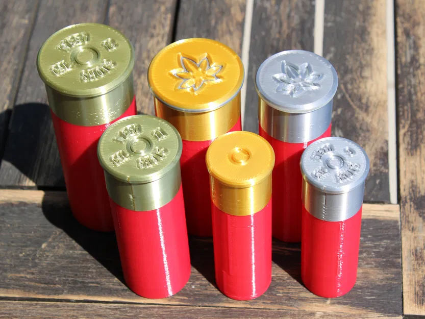 Weed Shots - Hộp Đựng Vỏ Đạn Shotgun Cho 4 Điếu Thuốc - Image 2