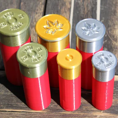 Weed Shots - Hộp Đựng Vỏ Đạn Shotgun Cho 4 Điếu Thuốc