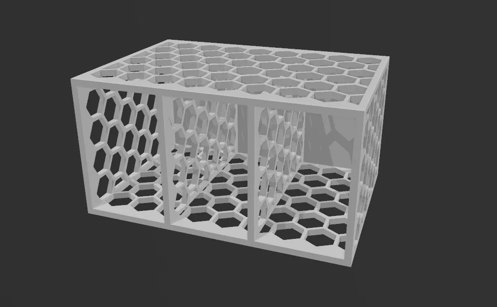 Rổ Dao Dĩa Hình Lục Giác Honeycomb - Image 1