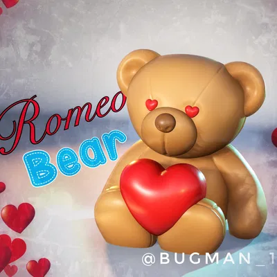 Gấu Romeo - Mẫu In 3D