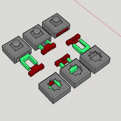 Snap Ships - Tàu Lair KLAW - Giá đỡ
