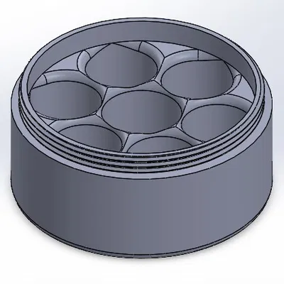 Hộp Đựng Xúc Xắc Có Ren Vặn