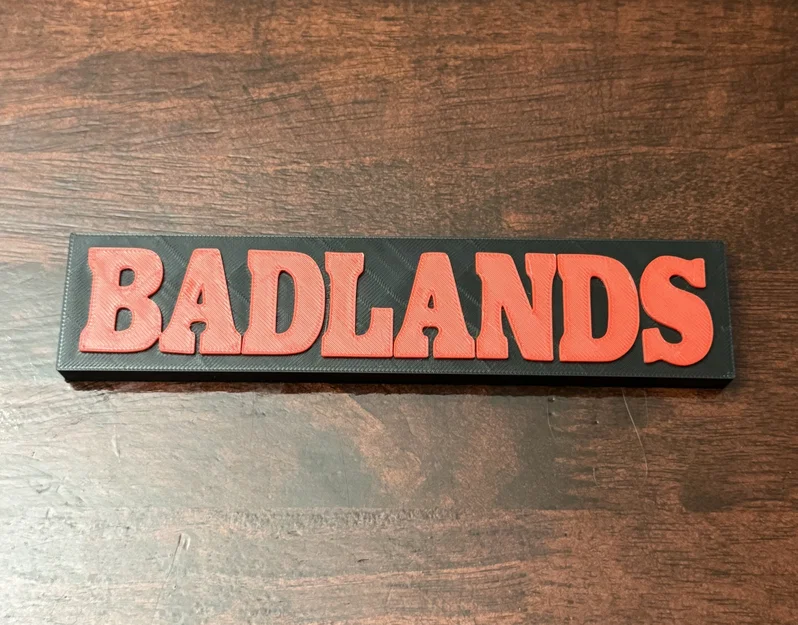 Biển Ban Nhạc Badlands Thập Niên 80 - Image 1