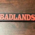 Biển Ban Nhạc Badlands Thập Niên 80 - Thumbnail 1