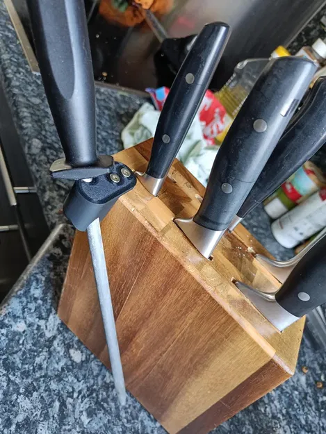 Giá đỡ vặn cho thanh mài dao - Image 1