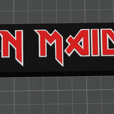 Biển Tên Ban Nhạc Iron Maiden