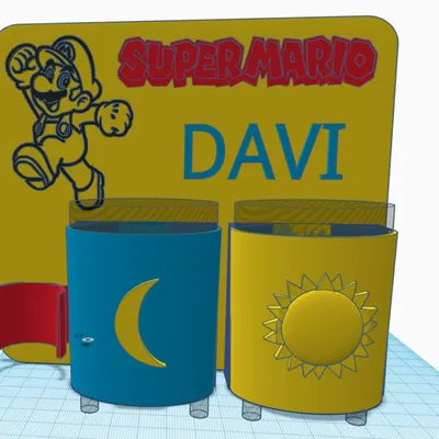 Cốc Đựng Bàn Chải Đánh Răng Super Mario