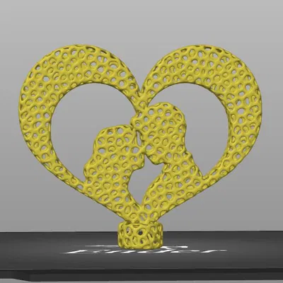 Móc Khóa Cặp Đôi Hôn Nhau