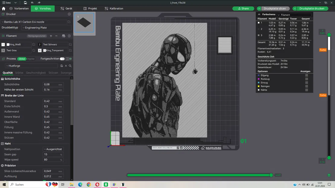 Mô Hình Spider Man Hueforge - Image 2