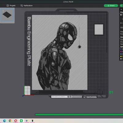 Mô Hình Spider Man Hueforge