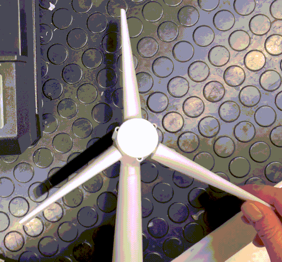 Mô hình Tuabin Gió (Giáo dục, có Điều khiển Góc Cánh) - Thumbnail 2