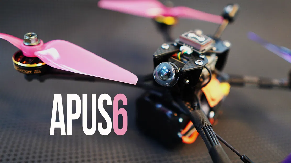 Frame Drone FPV Đường Dài Apus6 6 inch Siêu Nhẹ - Image 1