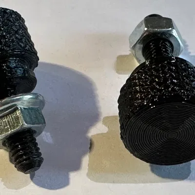 Vít ren hoa khế M6 10, 15 và 20 mm (Vít vặn tay)