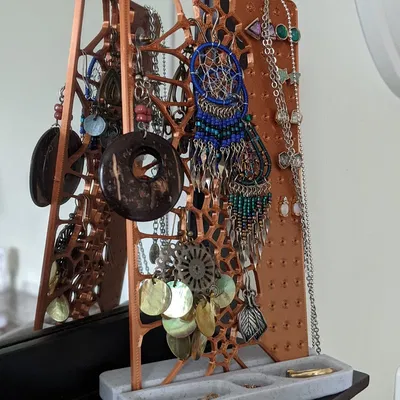 Chân Cắm Hoa Tai Kiểu Voronoi