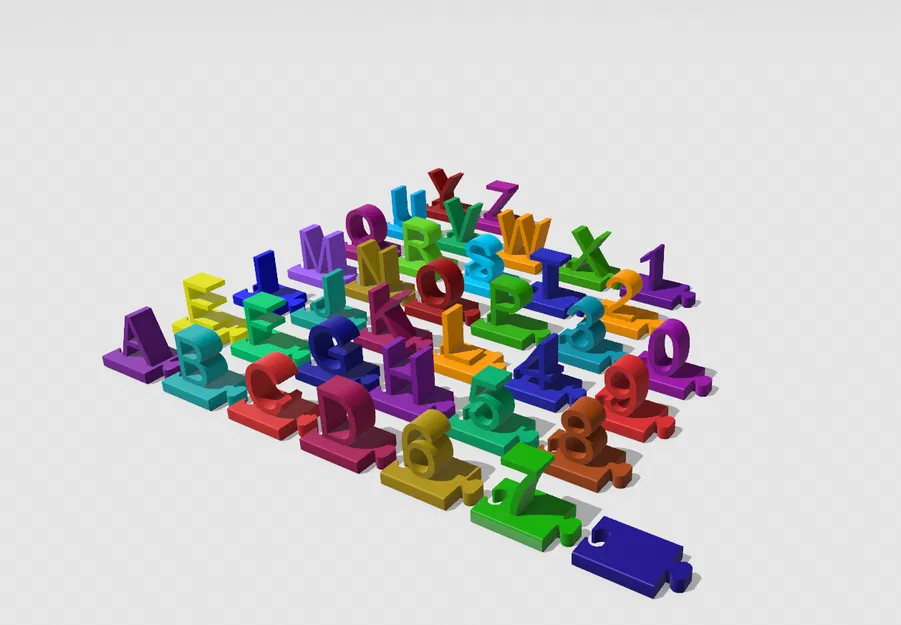 Chữ 3D có thể ghép lại với nhau! - Image 3