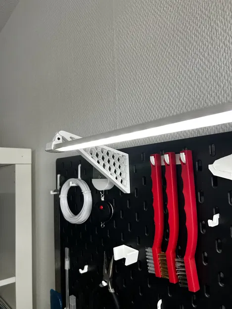 Giá đỡ đèn Worklight/Ledbar cho IKEA Skådis - Image 1