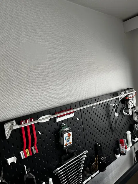 Giá đỡ đèn Worklight/Ledbar cho IKEA Skådis - Image 4