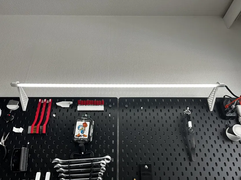 Giá đỡ đèn Worklight/Ledbar cho IKEA Skådis - Image 5