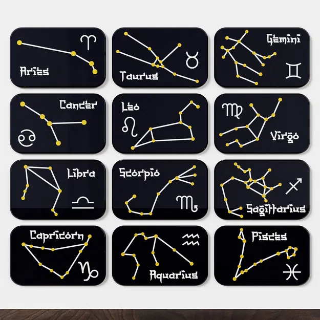 Nam Châm Hình 12 Cung Hoàng Đạo - Image 3