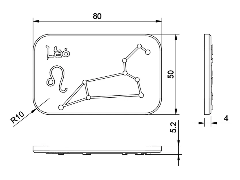Nam Châm Hình 12 Cung Hoàng Đạo - Image 4